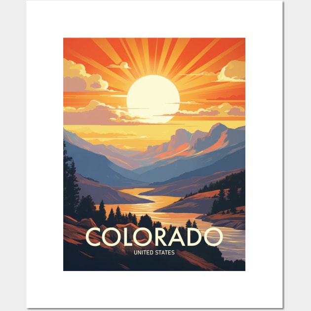 COLORADO Wall Art by MarkedArtPrints